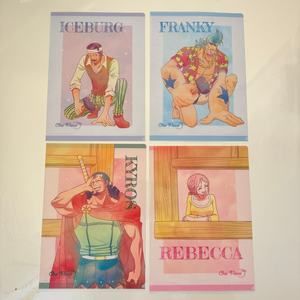 4 One Piece Emotional Stories Ichiban‎ Kuji Visual Art Sheet Clear File Poster
